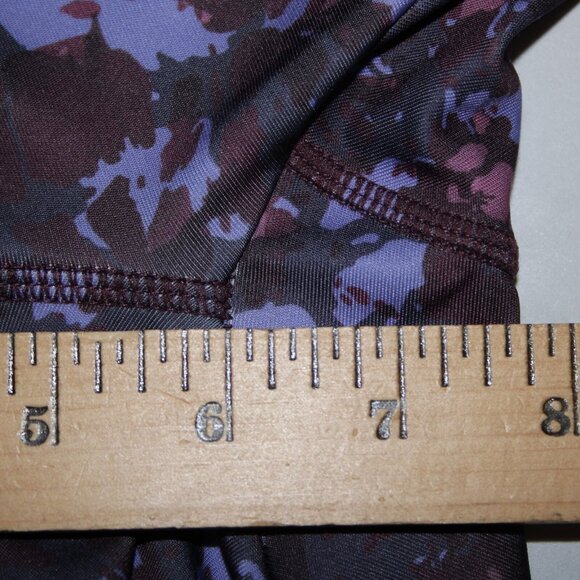 A Core $58 Sz S 27 Gray Purple Multi Color Pull On Poly Spandex AW Pant - Picture 14 of 14